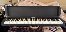 EXTREMELY RARE Antique Six Octave A. M. Virgil Suitcase Practice Piano Keyboard
