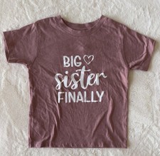 Toddler Pink Bunny Graphic T-Shirt Size 4