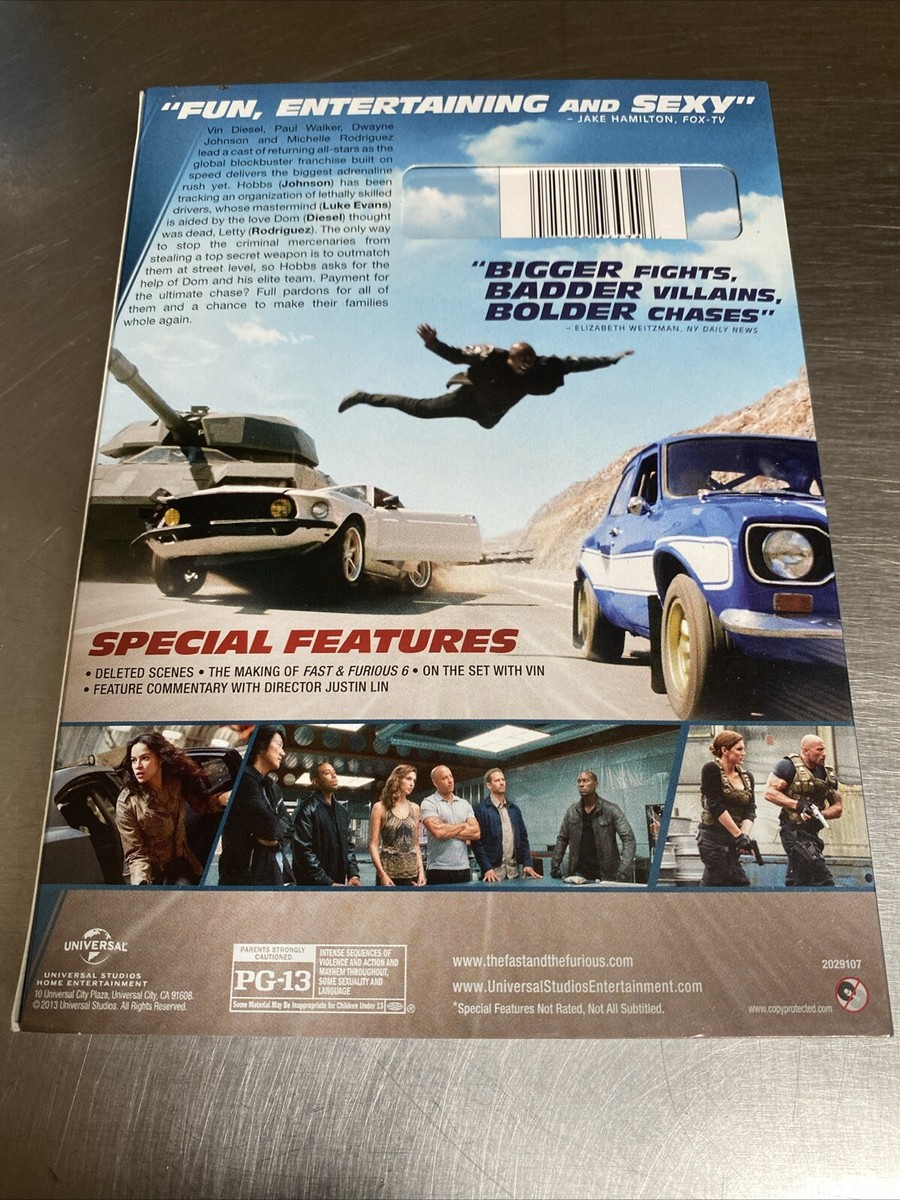 Fast & Furious 6 2013 DVD | eBay