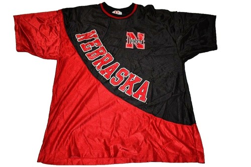 Vintage Starter Nebraska Cornhuskers Red Pullover Size XL Side Zip
