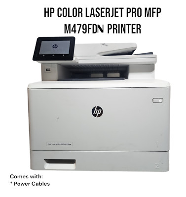 HP LaserJet Pro MFP M479fdn Printer | W1A79A | Duplex | Rebuilt - Works Great