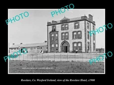 OLD 8x6 HISTORIC PHOTO OF ROSSLARE WEXFORD IRELAND THE ROSSLARE HOTEL c1900
