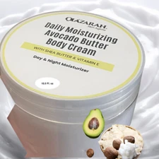 Avocado Butter Body Cream – Deeply Nourishing Moisturizer & Hydration for Dry an