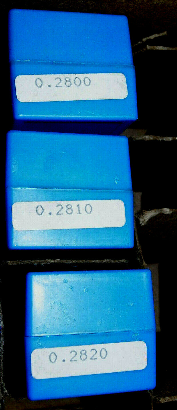 19 DELTRONIC PIN GAGES! ,1940 .2820"! 1 MICRO INCH FINISH! MADE IN