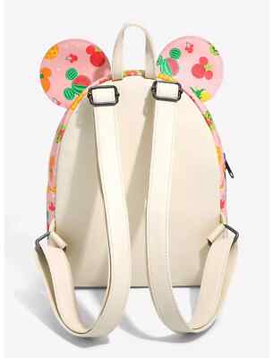 Loungefly Disney Mickey Mouse Fruit Head Mini Backpack and  display picture 2