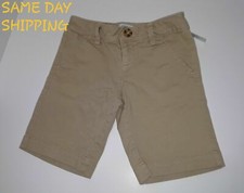 NEW Boy's OLD NAVY Khaki Tan Shorts Adjustable Waistband Size 6 SHIPS IN 24HRS 