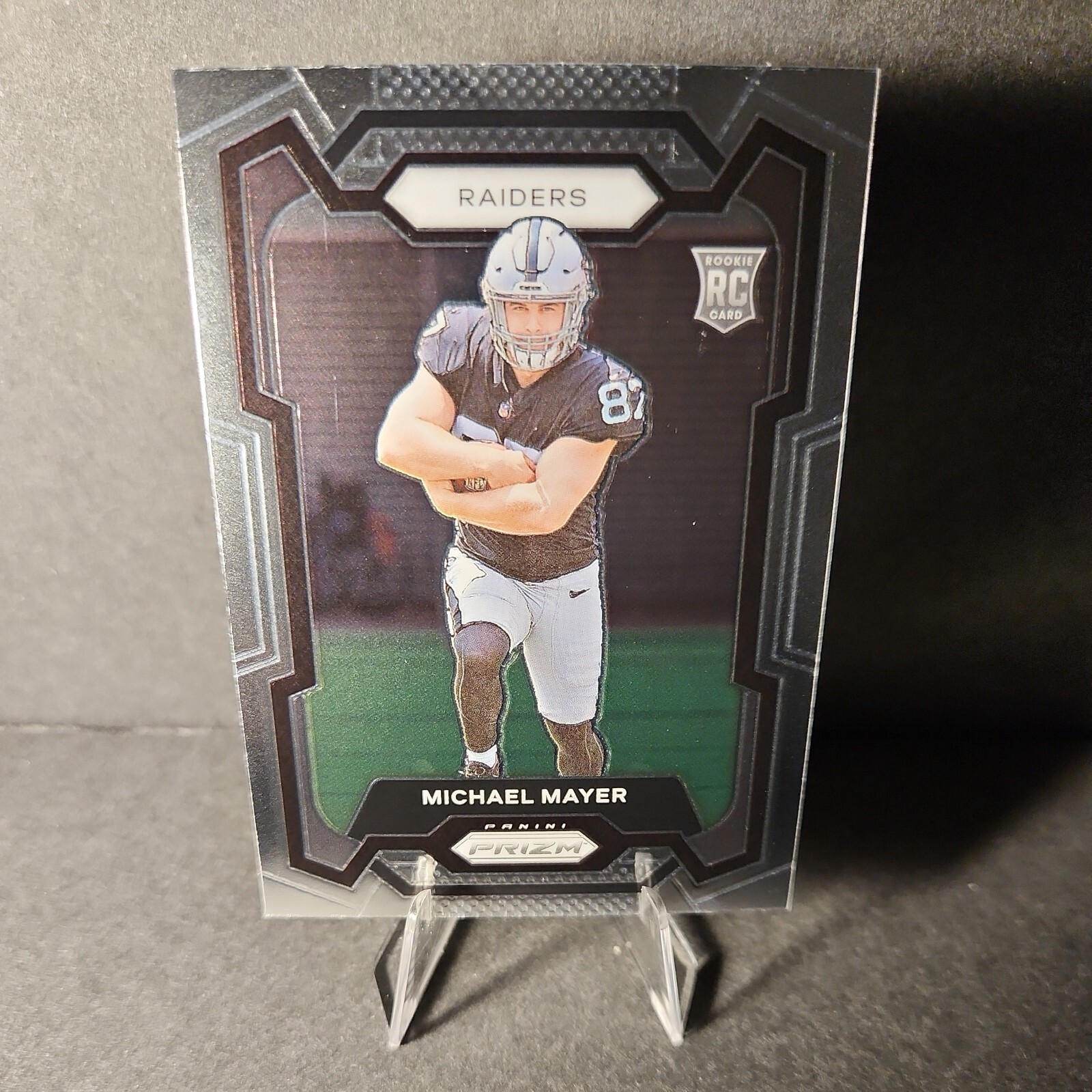 2023 Panini Prizm Michael Mayer Silver Prizm Rookie RC #361 Las Vegas Raiders