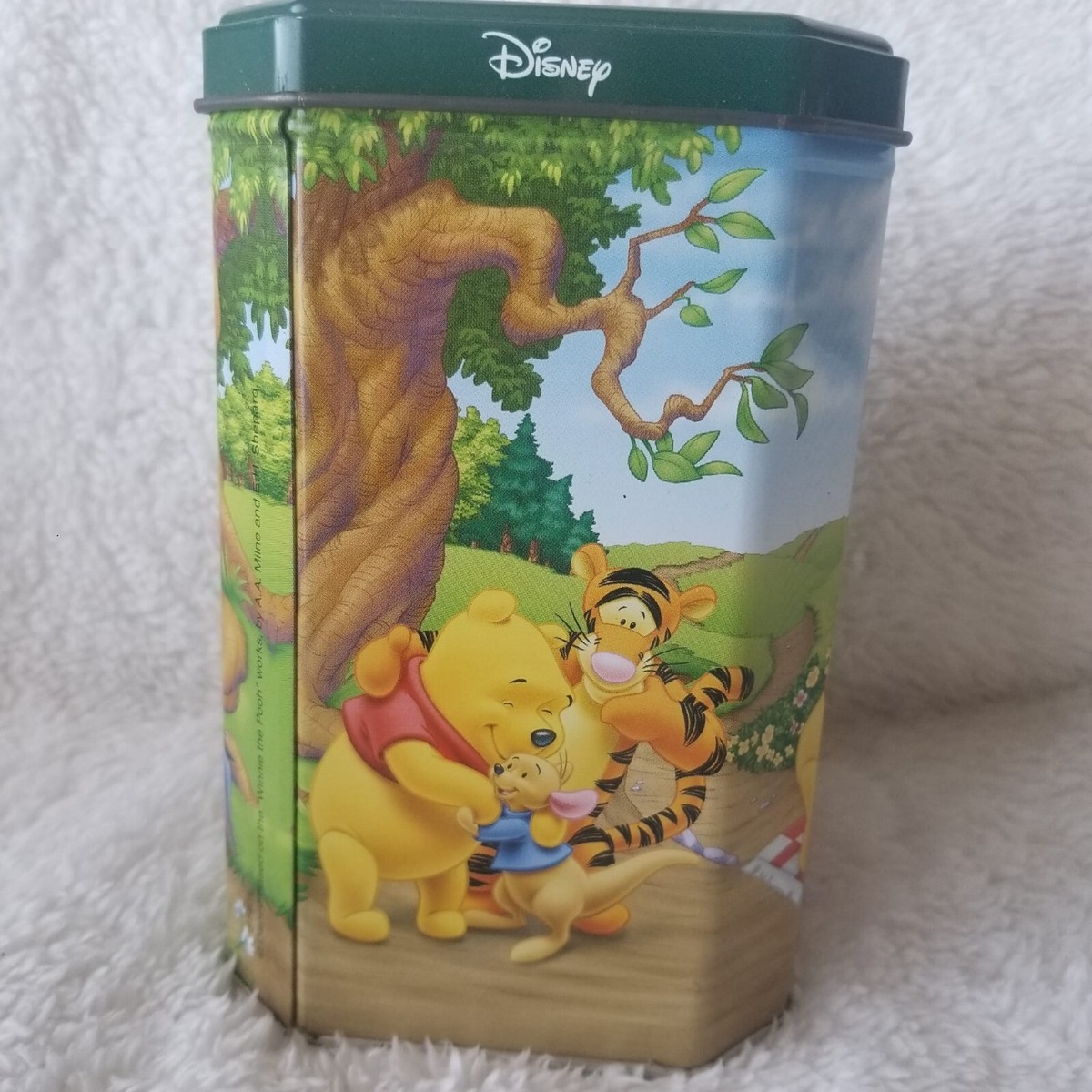 Vintage Winnie The Pooh Friends Collectors Series Tin Empty 7/12