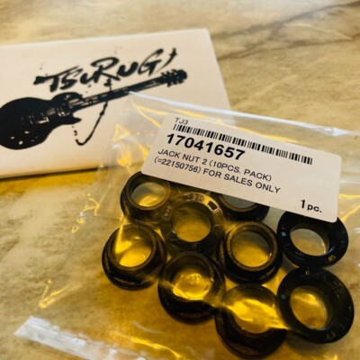 ROLAND Standard Phone Jack Amplifier Plastic Nut 10 Pieces