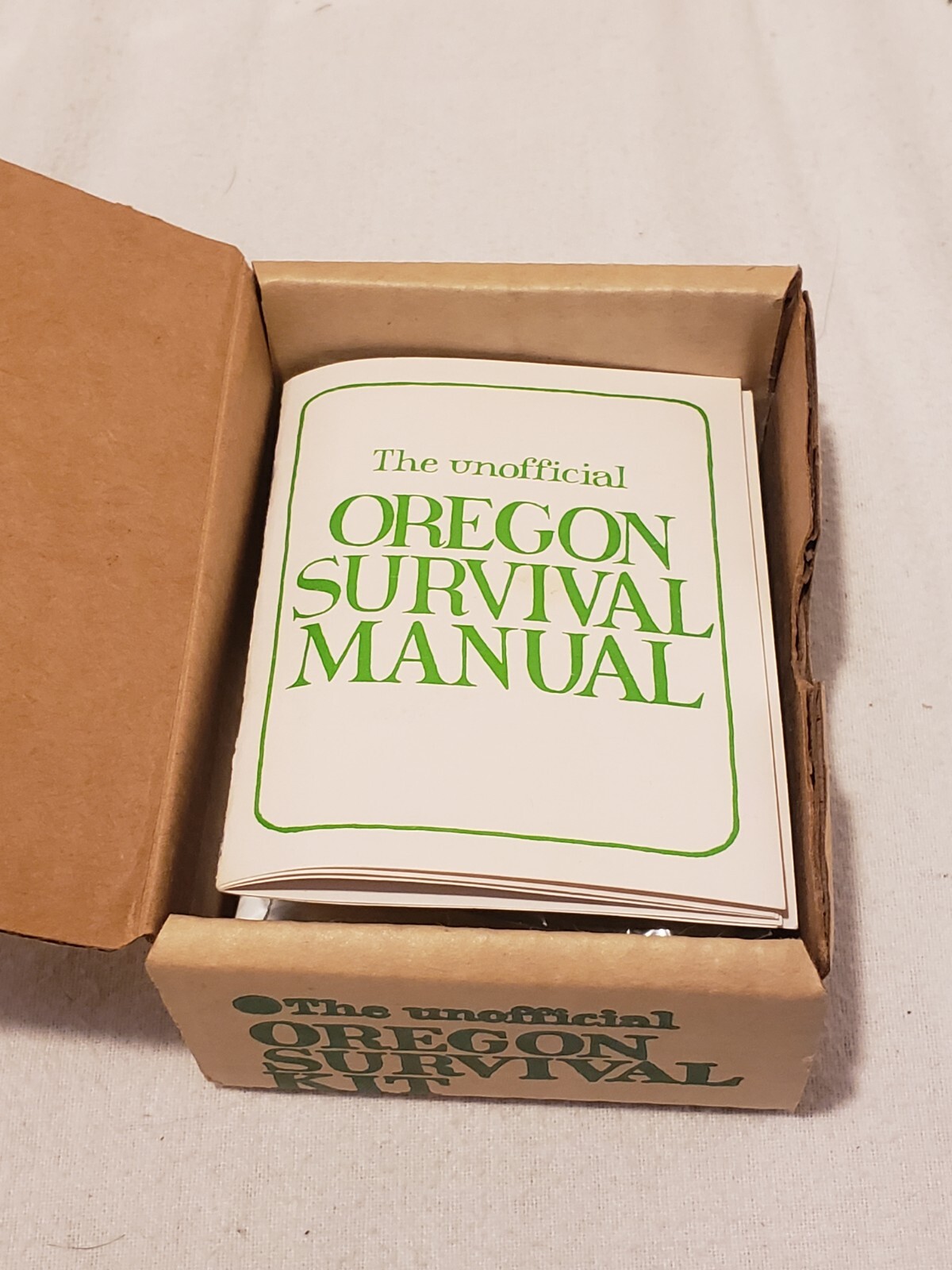 Vintage 1979 Unofficial Oregon Survival Kit Gag Gift eBay
