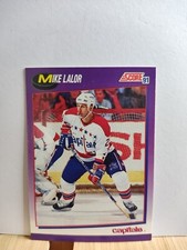 MIKE LALOR 🏆1991 SCORE #249 CAPITALS NHL Hockey Card🏆