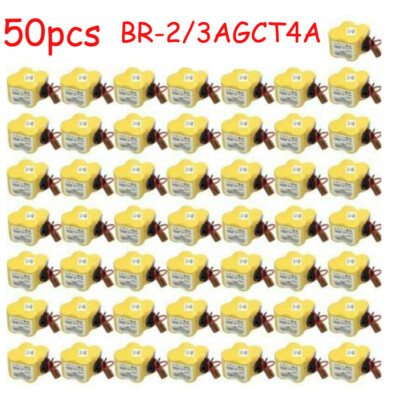50pcs 4400mAh BR-2/3AGCT4A 6V PLC Battery For FANUC Power A98L-0031-0025 System