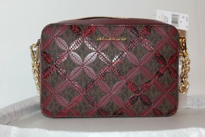 michael michael kors metallic deco small camera bag