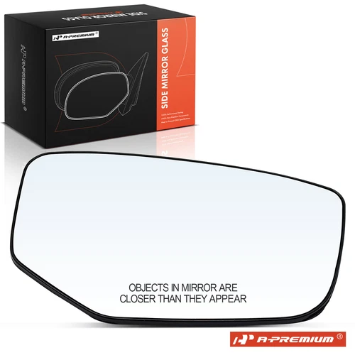 A-Premium Right Passenger Side Mirror Glass Heated for Honda Accord 2008-2012