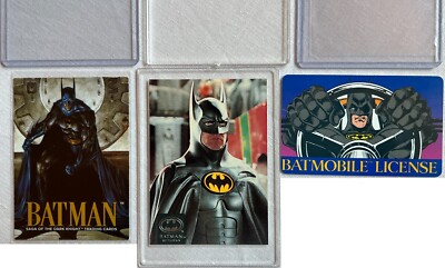 Batman Cards:Saga Dark Knight,Batman Returns,Batmobile License,2 Anim ...