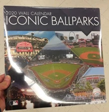 Turner Licensing 2020 MLB Iconic Ballparks Wall Calendar w/ Stapled Binding New!