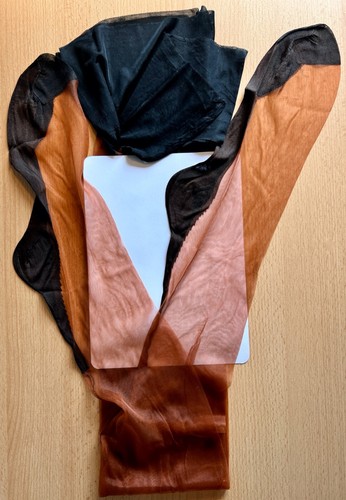 Echte Naht Nylon Strümpfe Gr.10,5 L ca.86+24cm Cuban Heel Spice Full Contr. Imp. - Bild 9 von 16