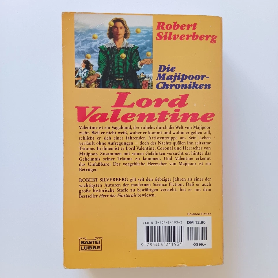 Robert Silverberg Majipoor-Chroniken Lord Valentine, 1984 Heyne Taschenbuch - Bild 2 von 4