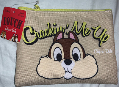 Disney Japan Chip & Dale Pouch Chip 'n Dale 14cm x 19cm
