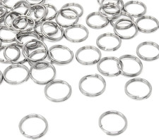 100PCS 12Mm Stainless Steel Split Rings, Crystal Chandeliers Connectors