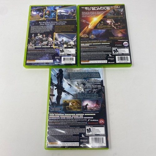 Mass Effect Trilogy 1 2 3 (Xbox 360, 2007) Complete w/ Manual - Tested Working - Picture 5 of 6
