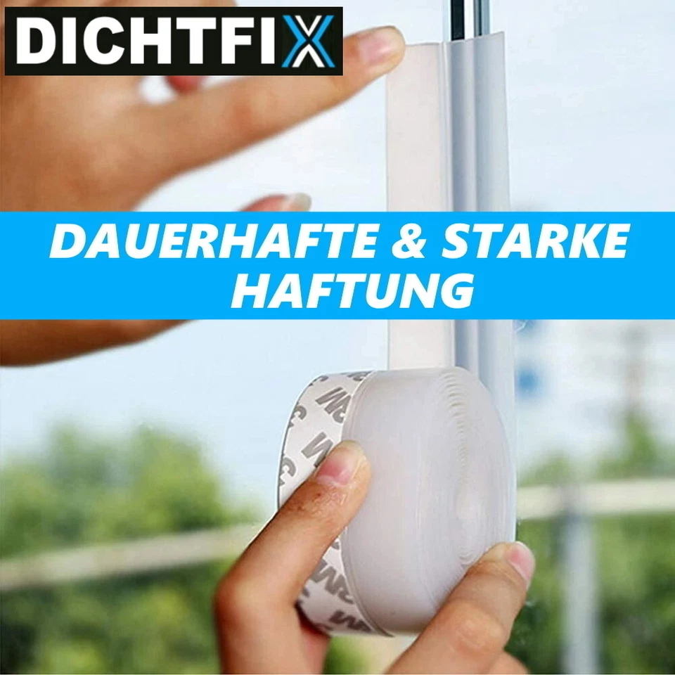 DICHTFIX Silikon Dichtungsstreifen Silikondichtstreifen Türbodendichtung - Bild 4 von 4