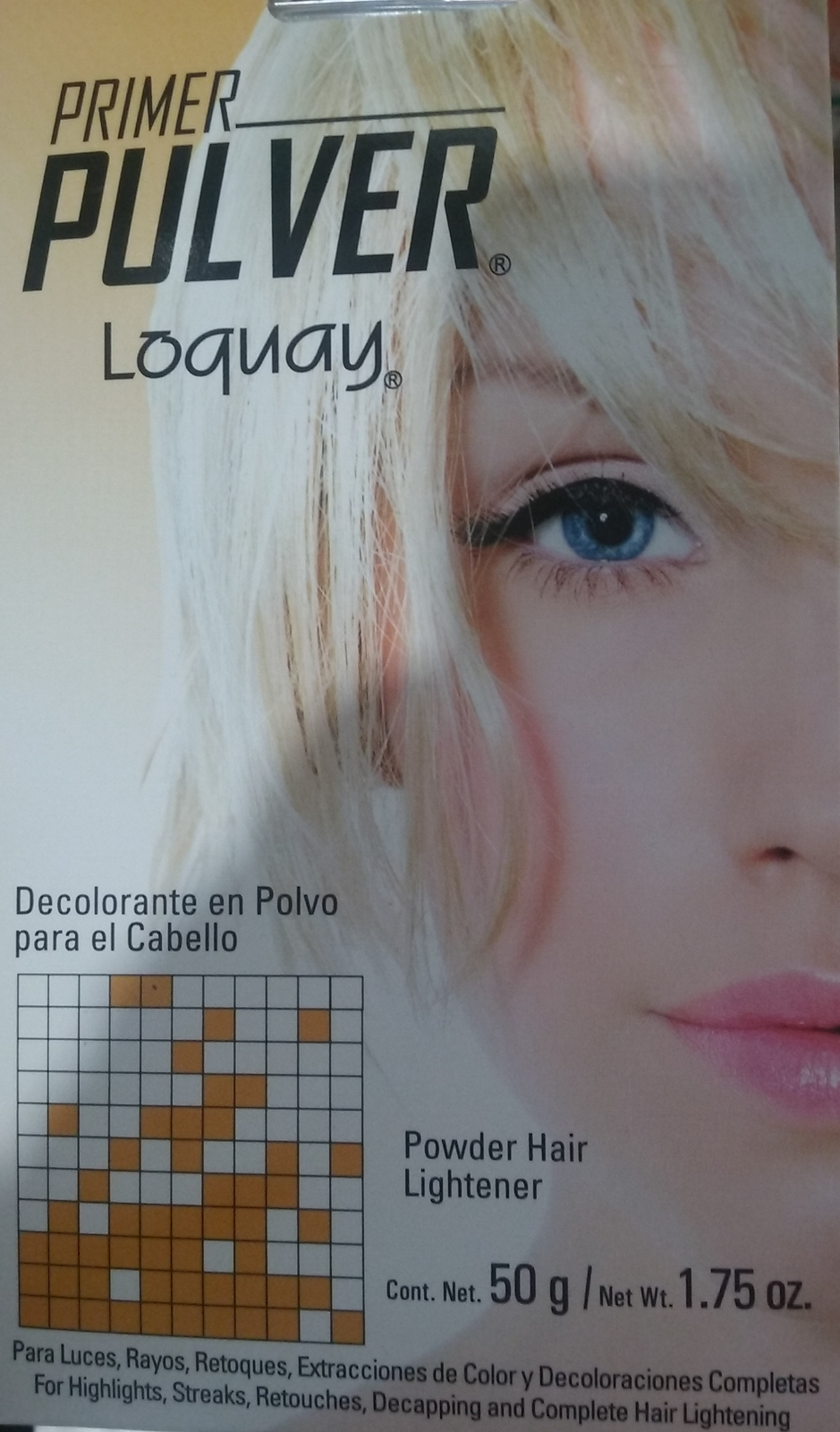 LOQUAY: PRIMER PULVER POWDER HAIR LIGHTENER / Decolorante en polvo para el  cabel | eBay