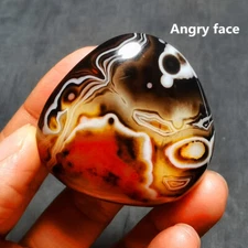 HOT51.6G Natural Polished Banded Agate Crystal Madagascar 02046
