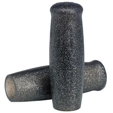 Lowbrow Customs Classic Grips Metalflake Black 1" Harley bobber chopper Softail
