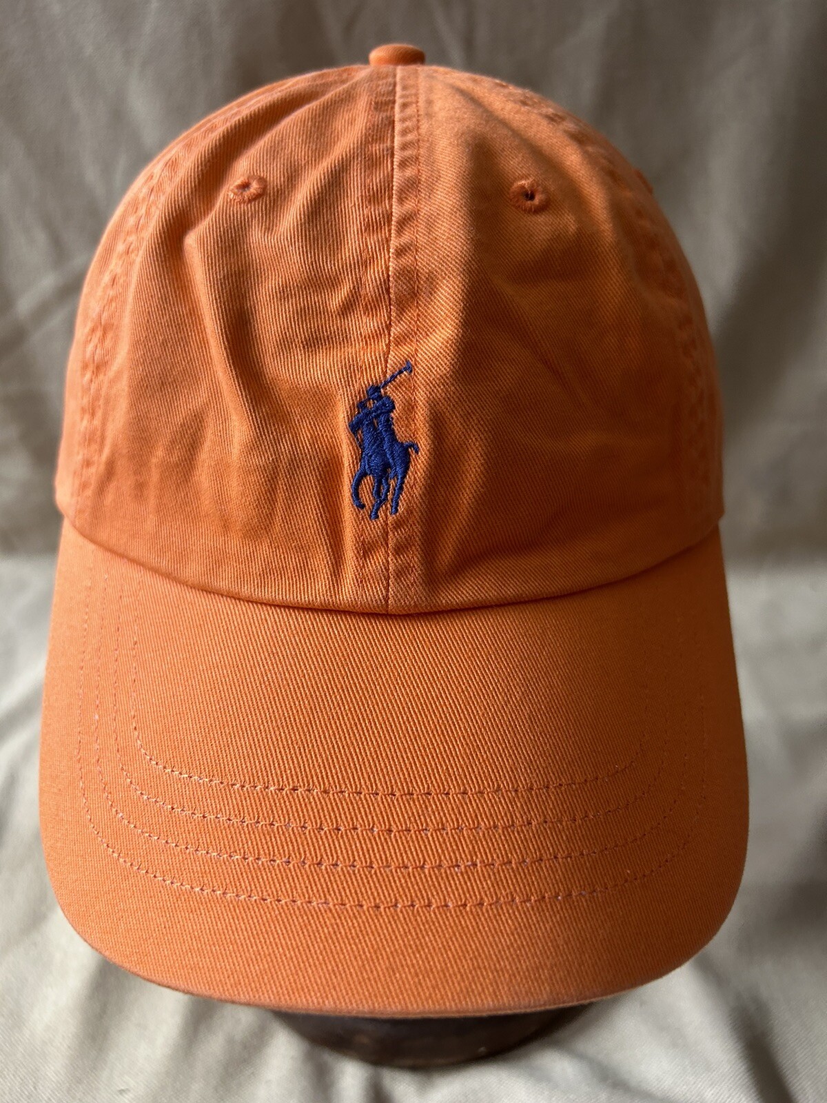 PONY Polo Ralph Lauren cappello da baseball cinese classico cotone arancione pesca taglia unica