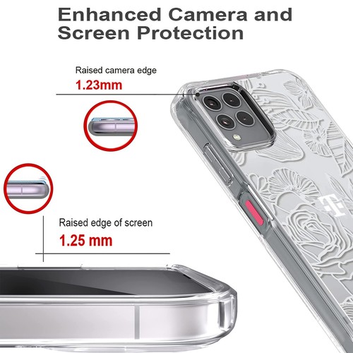 Coque téléphone antichoc + écran en verre trempé pour T-Mobile Revvvl 6 Pro 5G - Photo 39 sur 44