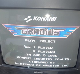 Gradius (NES Nintendo Entertainment System, 1986) autentico, originale testato