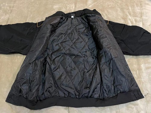 Unisex Adults Porsche F1 Team Racing Embroidery Cotton Padded Zip Jacket Black - Picture 8 of 12