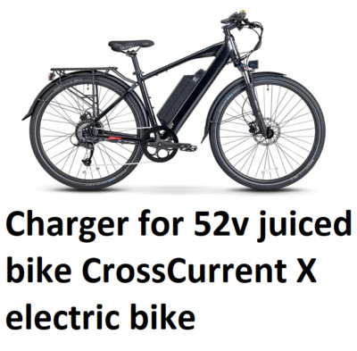🔥power supply battery Charger for 52v Juiced Bike cross current X