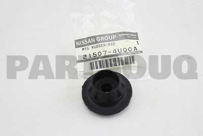 ゆ* 215074U00A Genuine Nissan MOUNTING RUBBER-RADIATOR,LOWER 21507