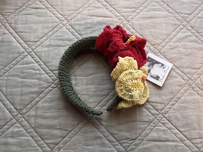 DayLee Design By Silver Wave And San Diego hat co. Baby Headband Hibiscus Sz 3-6