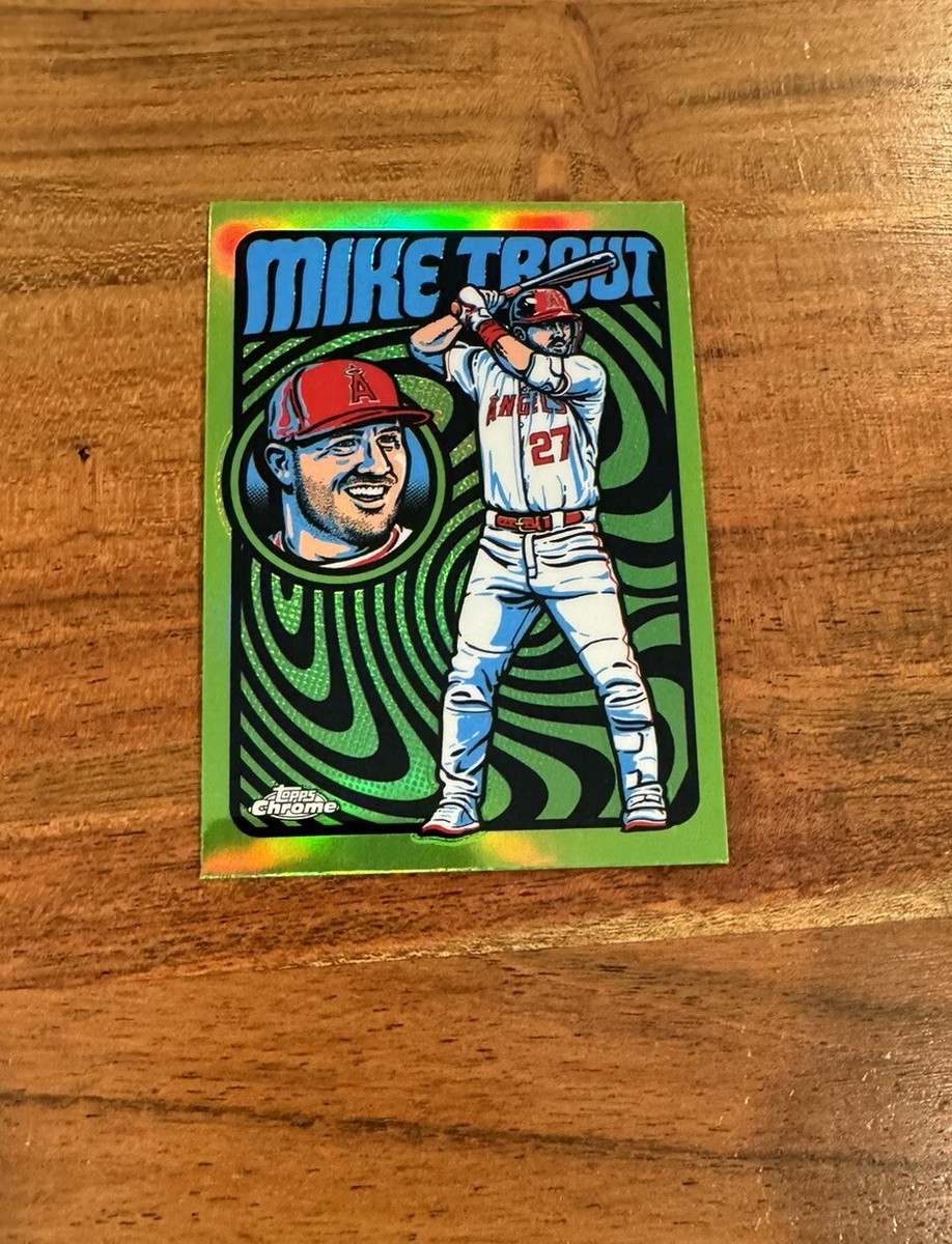 Mike Trout 2024 Topps Chrome Ultra Violet All Stars Refractor SSP