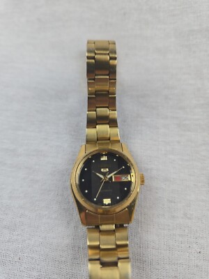 Seiko 5 4206 automatic women's wristwatch 17 Jewels day and date