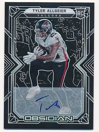 TYLER ALLGEIER 2022 PANINI OBSIDIAN ROOKIE AUTOGRAPHS #144 RC SP #116/199 MINT