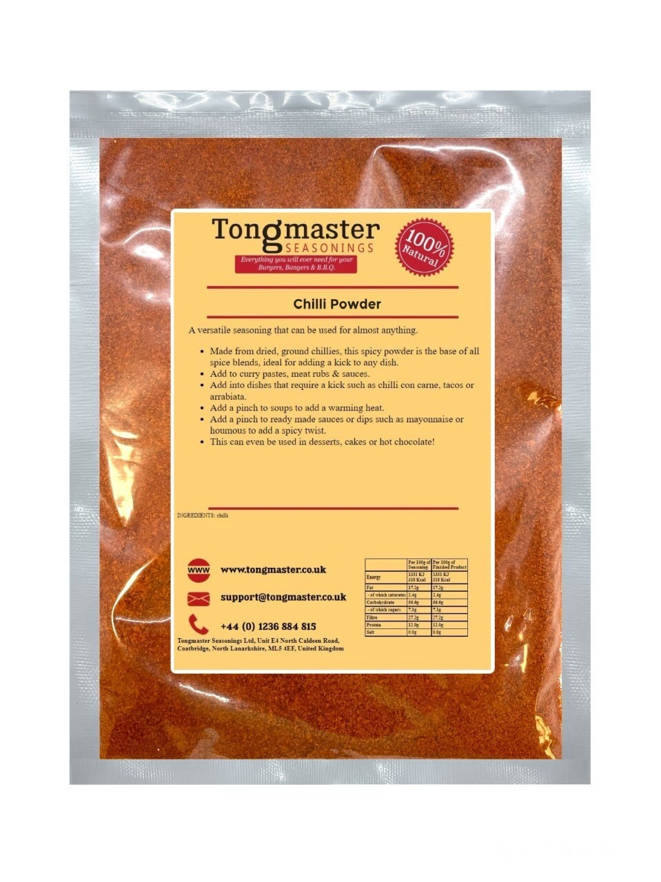 Medium Chilli Powder - 50g