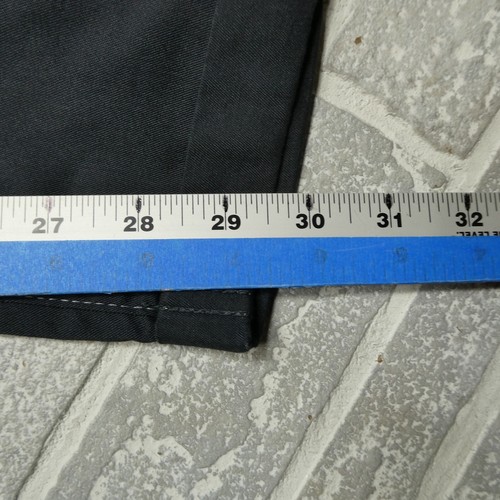 McDonalds Timeless Elements Pants Womens Size 6-30 Black Cuffed Employee Uniform - Picture 7 of 8