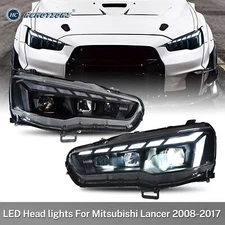 HCmotion For Mitsubishi Lancer EVO X 2008-17 LED Headlights Start UP Animation