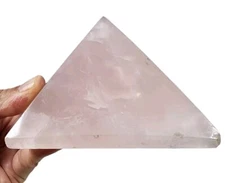 Rose Quartz Crystal "Premium Grade" Polished Pyramid 1lb 13.5oz.