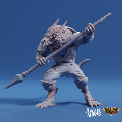 Kobold Drekon Whelp Fighter 4 Dungeons and Dragons Arcane Minis D&D Miniature
