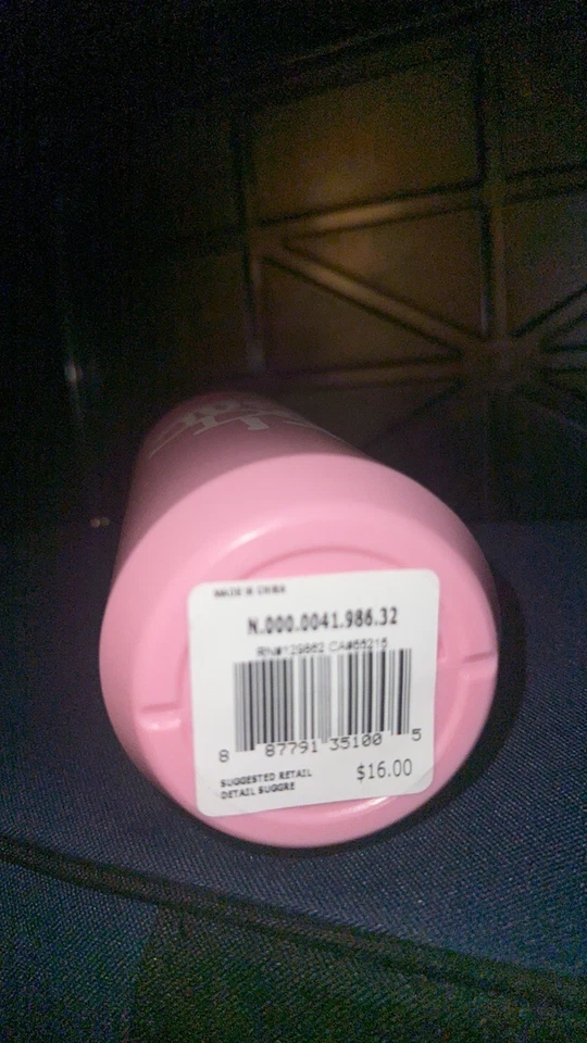 Botella de agua deportiva Nike rosa Just Do It 24 onzas de plástico sin BPA Foto 2 de 3