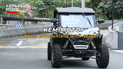 Glass Front Windshield DOT Laminated w/ Wiper for CFMOTO ZForce