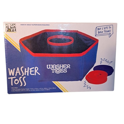#ad #ad High Five Washer Toss Portable Folding Target Game with 6 Washers Ages 6 $6.99