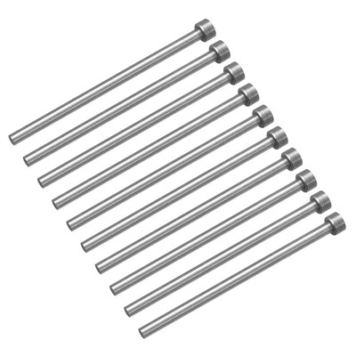 10stk gerade Auswerferstifte, 4,5 mm (0,18'')dmr, SKD61 Runde Spitze, 100 mm (4'')