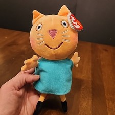 TY CANDY CAT the BEANIE BABY (PEPPA PIG) Plush With Tag