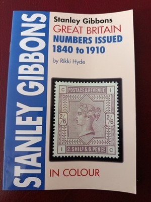 STANLEY GIBBONS GROSSBRITANNIEN ZAHLEN AUSGEGEBEN 1840-1910 TASCHENBUCH 